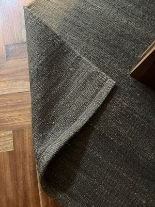 Alfombra Zara Home Lana y Algodón Marrón 160x230