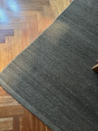 Alfombra Zara Home Lana y Algodón Marrón 160x230