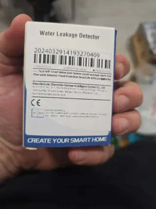 Detector Fugas Agua Inteligente Tuya