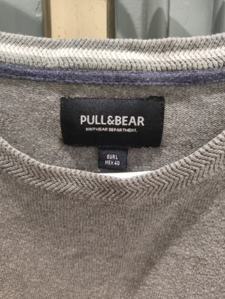 Jersey Pull&Bear gris hombre