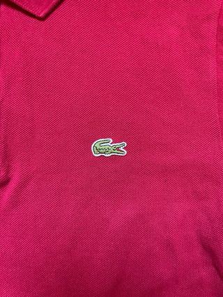 Polo Lacoste Rojo Talla L