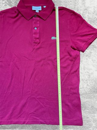Polo Lacoste Rojo Talla L