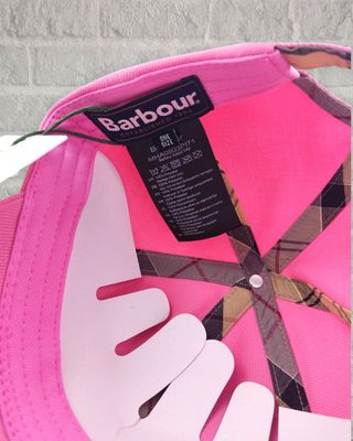 Barbour Cascade Sport gorra rosa ajustable nueva