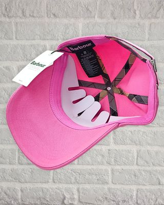 Barbour Cascade Sport gorra rosa ajustable nueva