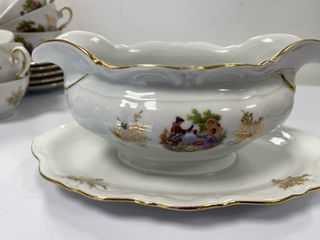 Juego de café porcelana antiguo