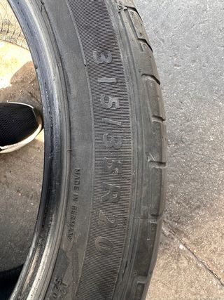 2 Ruedas Runflat 60% Vida Marca Premium