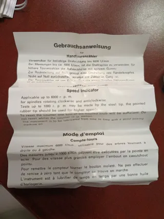 Contador mecánico industrial 4 dígit, Cuentavuelta
