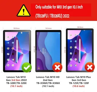 Custodia compatibile per Lenovo Tab M10 3ª gen 10,1"