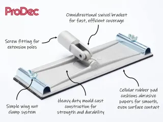 ProDec Cabezal de lijado omnidireccional de 360 grados