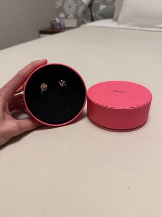 Pendientes Tous Flor Oro y Plata