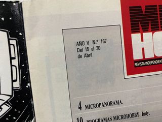 Rivista Micro Hobby 167 Spectrum Videogiochi