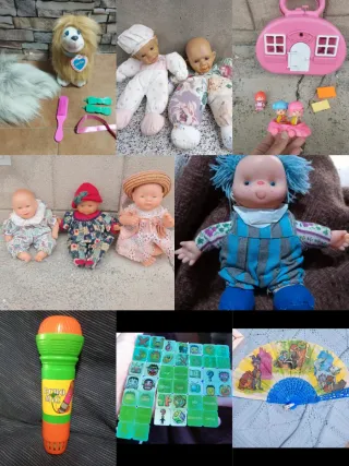 Lote de figuras en diferentes páginas