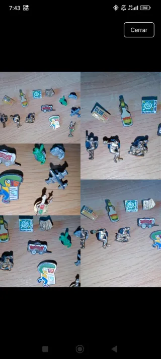 Lote de figuras en diferentes páginas