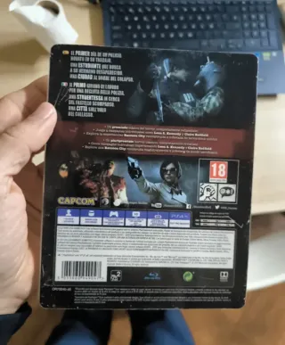 Funda Steelbook Resident Evil 2 Remake PS4
