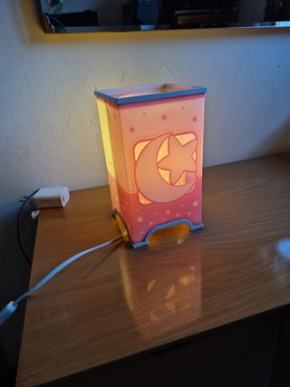 Lámpara infantil estrellas y luna