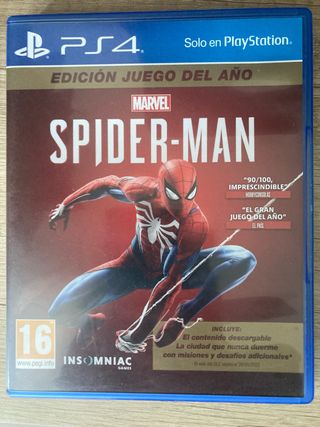 Spider-Man Edición Juego del Año PS4