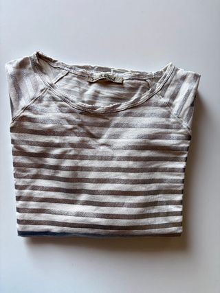 Camiseta Smith&Soul Talla L Rayas Plateadas