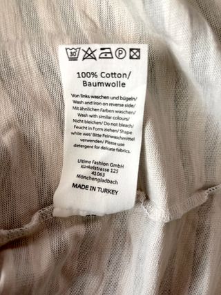 Camiseta Smith&Soul Talla L Rayas Plateadas