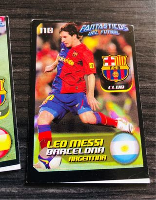 Lote cromos FCBarcelona Liga Este/UCL Panini Messi