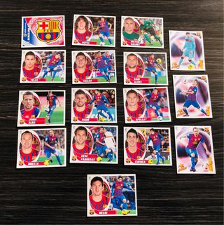 Lote cromos FCBarcelona Liga Este/UCL Panini Messi