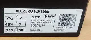 Zapatillas Atletismo clavos 40 2/3  Adidas Adizero
