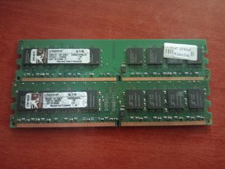 6 Memorias RAM Kingston 1GB DDR