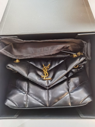 Bolso YSL Loulou Puffer Mediano Negro