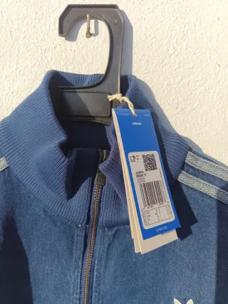 Chaqueta deportiva tejana Adidas mujer