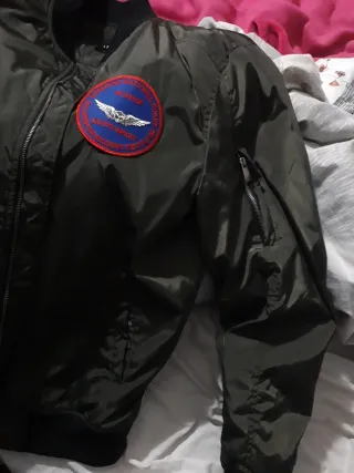 Chaqueta aviador Lefties verde