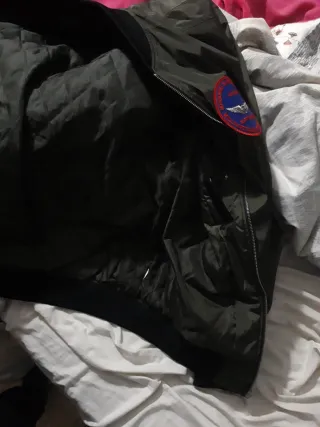 Chaqueta aviador Lefties verde