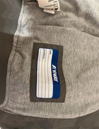 Bomber K-Way Grigia Taglia L