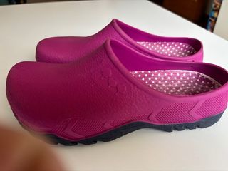Zuecos Fucsia Talla 37/38 Aldi