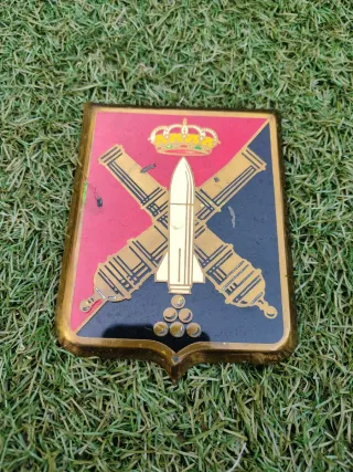 Placa Metopa Militar Cañones Corona