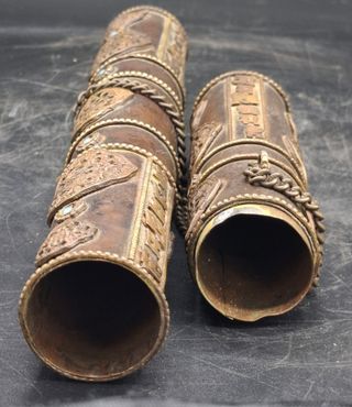 Portadocumentos chino tibetano bronce