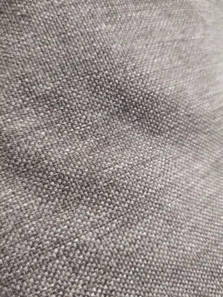 Puff con respaldo gris para interior o exterior