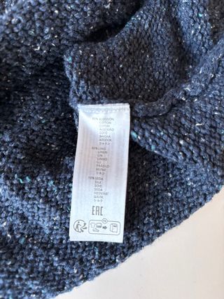 Jersey Yerse Talla M Azul Tejidos Naturales