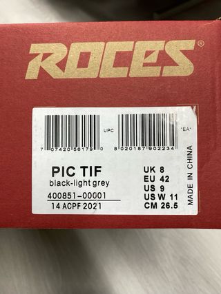 Patines Roces Pic Tif Negro/Gris