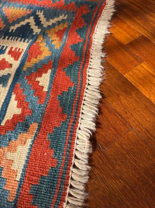 Tappeto grande tessuto lana originale persiano