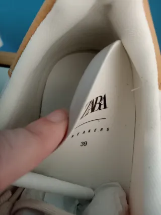 Zapatillas Zara nuevas con etiqueta talla 39