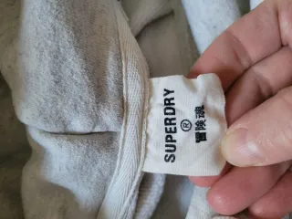 Sudadera Superdry Talla S Beige