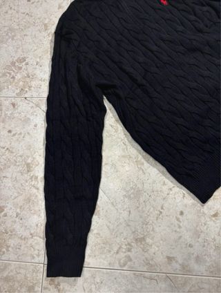 Polo Ralph Lauren Jersey Style Cable Negro