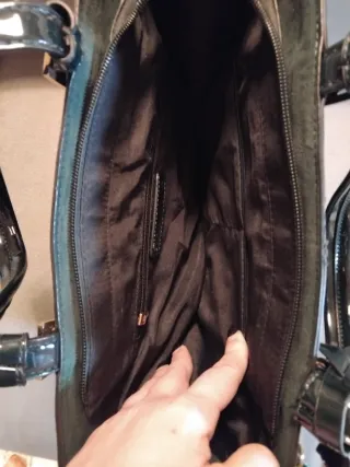 Borsa Primadonna Nera e Verde