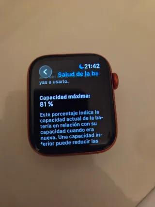 Apple Watch Series 6 Rojo 44mm GPS