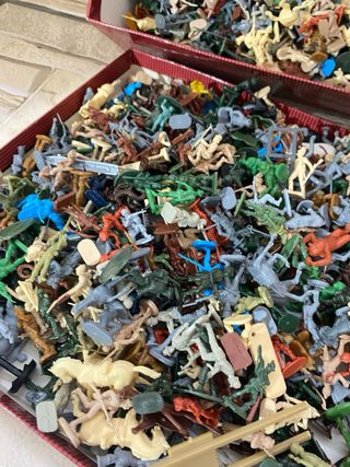 Lotto soldatini plastica vintage 1400 pz