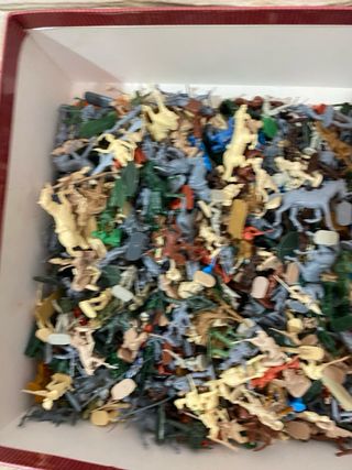 Lotto soldatini plastica vintage 1400 pz
