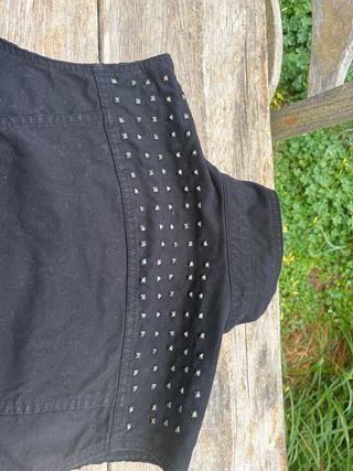 Chaleco Denim Zara con Tachuelas Talla L