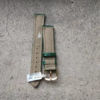 Cinturino vera pelle effetto coccodrillo