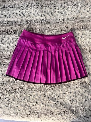 Falda Plisada Nike Tenis Padel Mujer Morada nueva