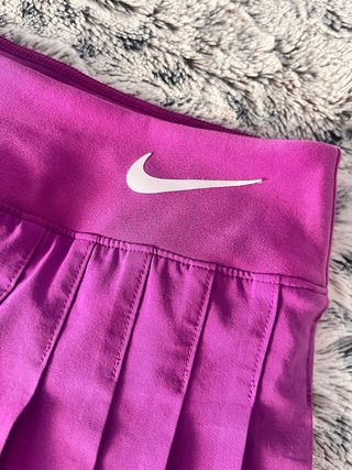 Falda Plisada Nike Tenis Padel Mujer Morada nueva