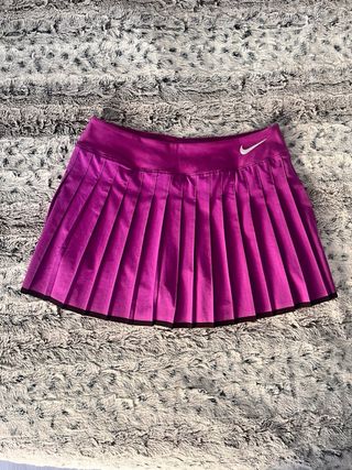 Falda Plisada Nike Tenis Padel Mujer Morada nueva